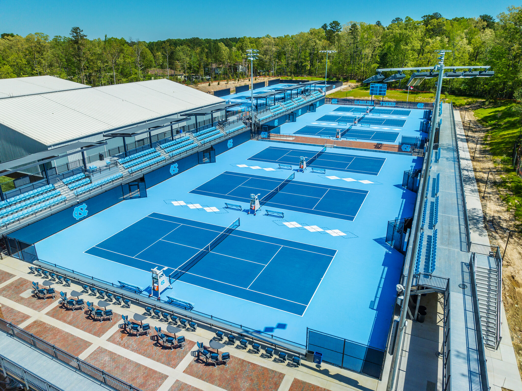 UNC at Chapel Hill ConeKenfield Tennis Center Blum Construction